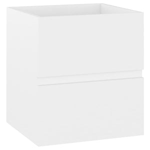Waschbeckenunterschrank Weiß, 41 cm