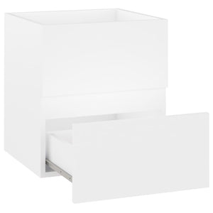 Waschbeckenunterschrank Weiß, 41 cm
