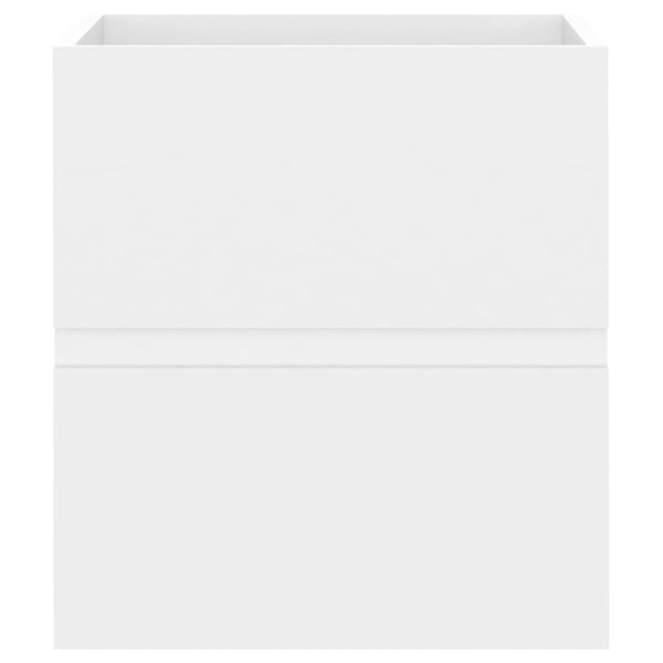 Waschbeckenunterschrank Weiß, 41 cm