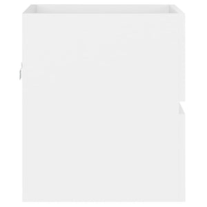 Waschbeckenunterschrank Weiß, 41 cm
