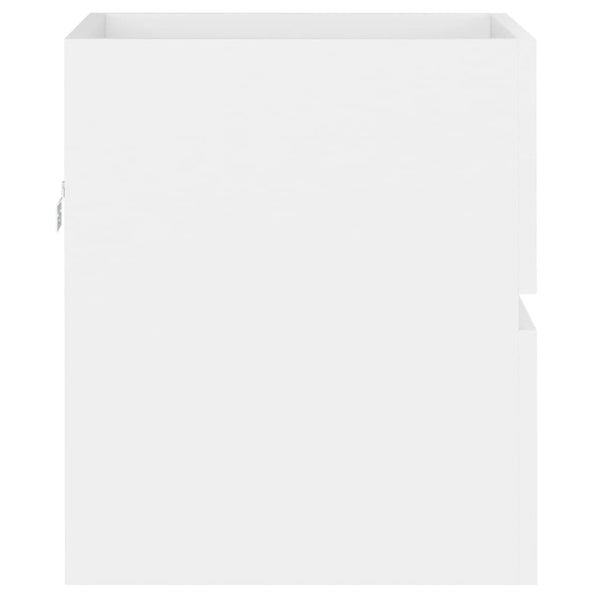 Waschbeckenunterschrank Weiß, 41 cm