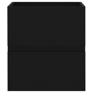 Schwarzer Waschbeckenunterschrank 41x38,5x45 cm