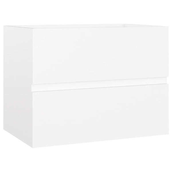 Waschbeckenunterschrank Weiß 60 cm