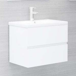 Waschbeckenunterschrank Weiß 60 cm
