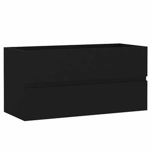 Meuble bas de lavabo vidaXL Noir 90x38,5x45 cm Aggloméré