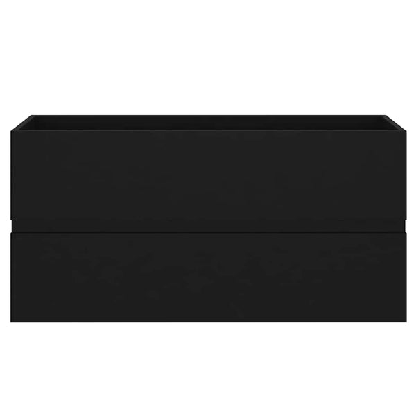Meuble bas de lavabo vidaXL Noir 90x38,5x45 cm Aggloméré