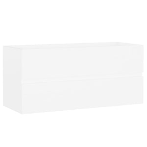 Waschbeckenunterschrank Weiß 100 cm