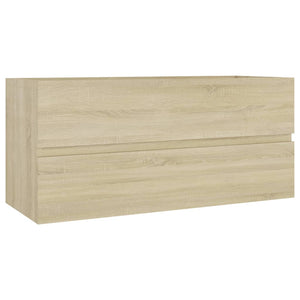 Waschbeckenunterschrank Sonoma-Eiche 100 cm