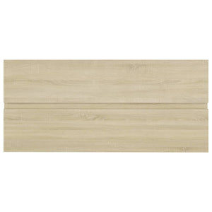 Waschbeckenunterschrank Sonoma-Eiche 100 cm