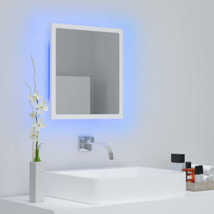 LED Badspiegel Weiß 40 cm