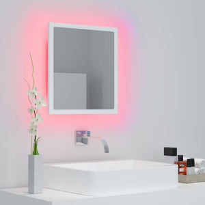 LED Badspiegel Weiß 40 cm