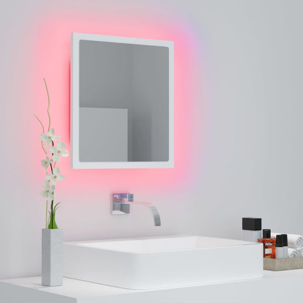 LED Badspiegel Weiß 40 cm