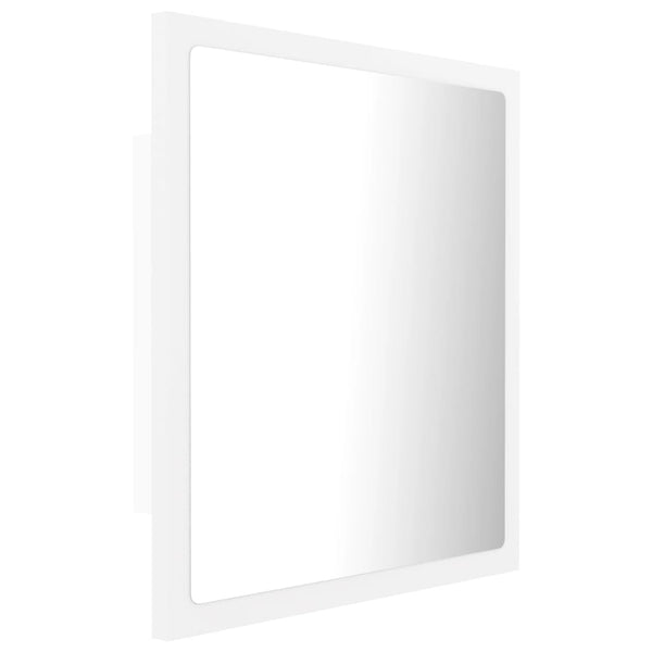 LED Badspiegel Weiß 40 cm