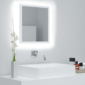 LED Badspiegel Weiß 40 cm