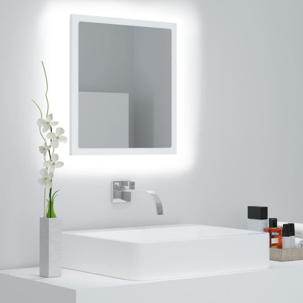 LED Badspiegel Weiß 40 cm