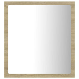 LED Badspiegel Sonoma Eiche 40 cm