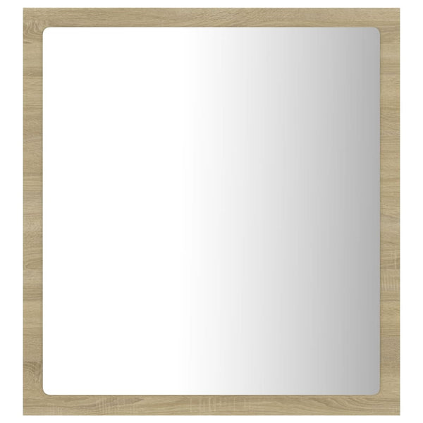 LED Badspiegel Sonoma Eiche 40 cm
