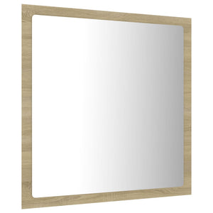 LED Badspiegel Sonoma Eiche 40 cm