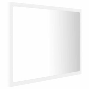 LED Badspiegel Weiß 60x37 cm