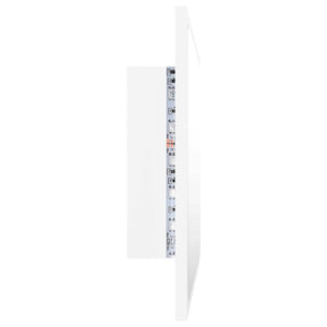 LED Badspiegel Weiß 60x37 cm