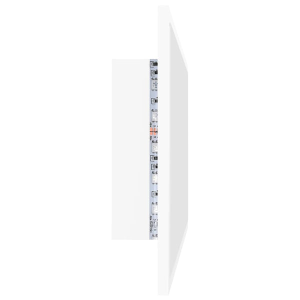 LED Badspiegel Weiß 80 cm
