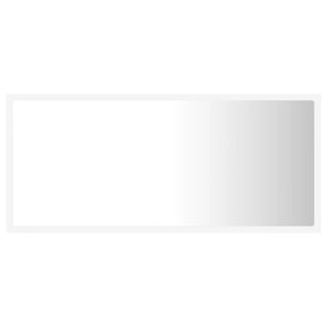 LED Badspiegel Weiß 90 cm