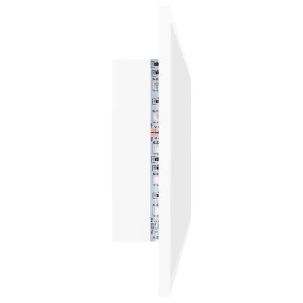 LED Badspiegel Weiß 100 cm