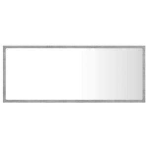LED Badspiegel Betongrau 100 cm