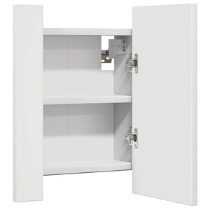 LED Badspiegelschrank Weiß 40x45 cm