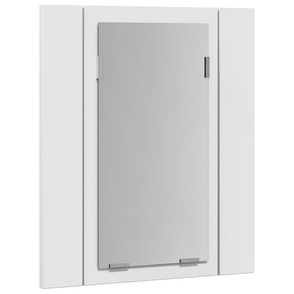 LED Badspiegelschrank Weiß 40x45 cm