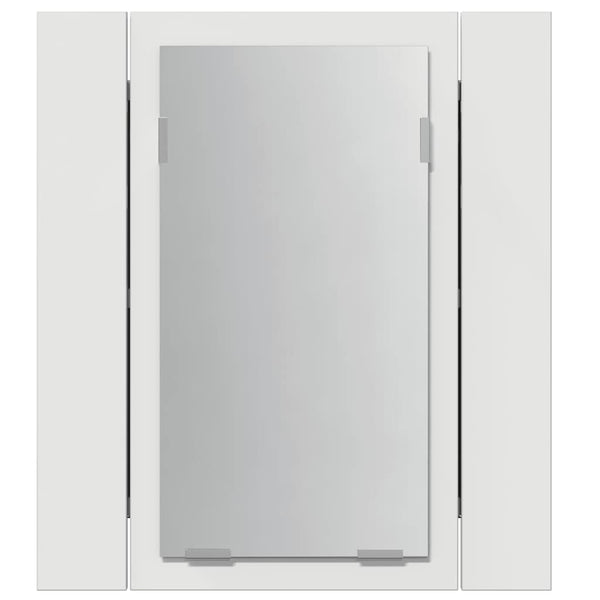 LED Badspiegelschrank Weiß 40x45 cm
