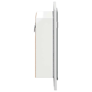 LED Badspiegelschrank Weiß 40x45 cm