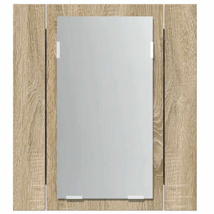 LED Bad Spiegelschrank Sonoma-Eiche 40x45 cm
