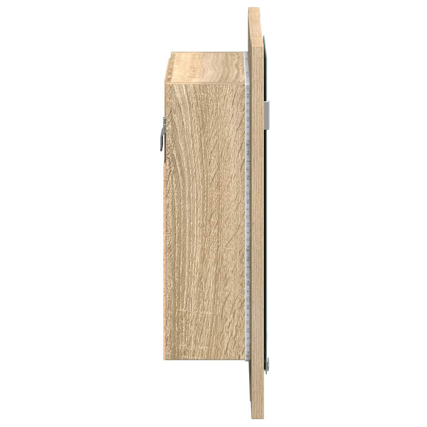 LED Bad Spiegelschrank Sonoma-Eiche 40x45 cm