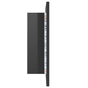 LED Bad Spiegelschrank Grau 40x45 cm