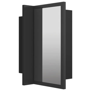 LED Bad Spiegelschrank Grau 40x45 cm