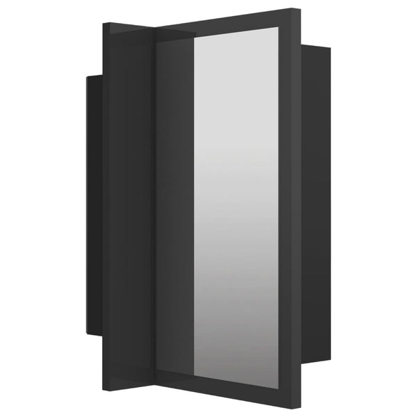 LED Bad Spiegelschrank Grau 40x45 cm