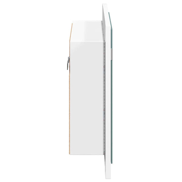 LED Bad Spiegelschrank Weiß 60 cm