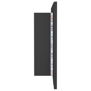 LED Bad Spiegelschrank Grau 100 cm