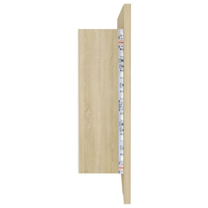 LED Bad Spiegelschrank Sonoma Eiche 100 cm