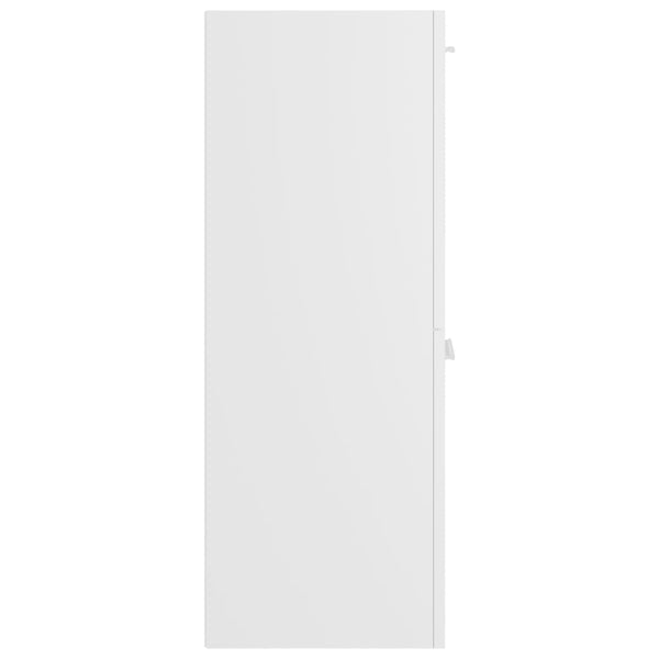 Weißer Badezimmerschrank 30x30x80 cm