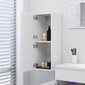 Weißer Badezimmerschrank 30x30x80 cm