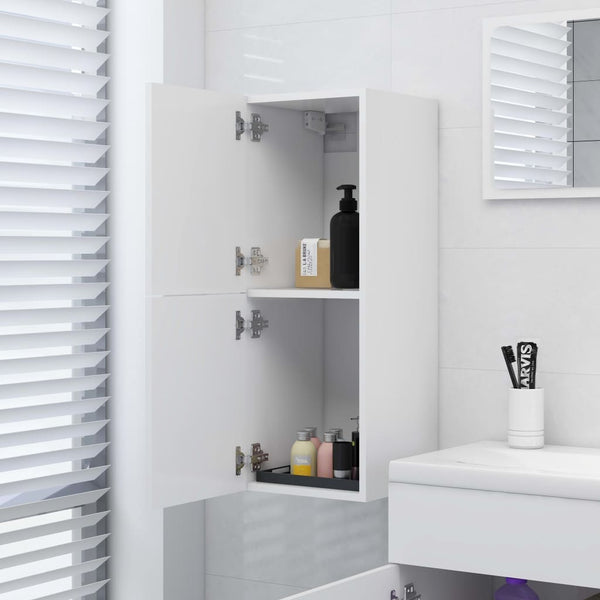 Weißer Badezimmerschrank 30x30x80 cm