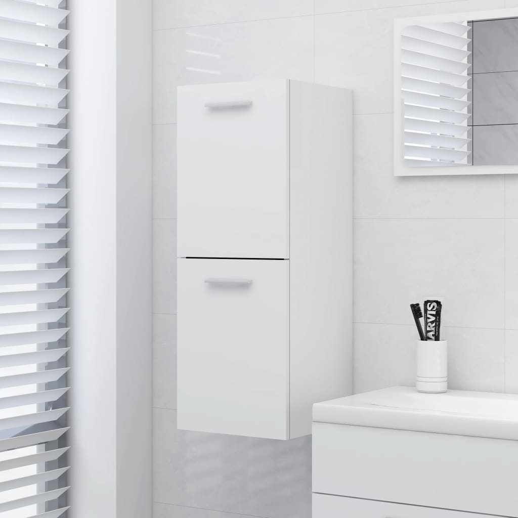 Weißer Badezimmerschrank 30x30x80 cm