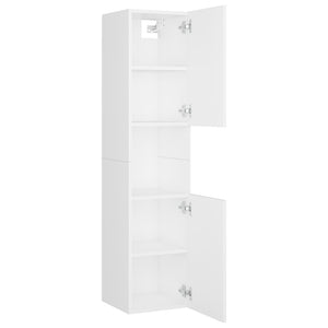 Weißer Badezimmerschrank 30x30x130 cm