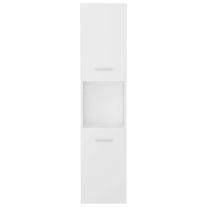 Weißer Badezimmerschrank 30x30x130 cm
