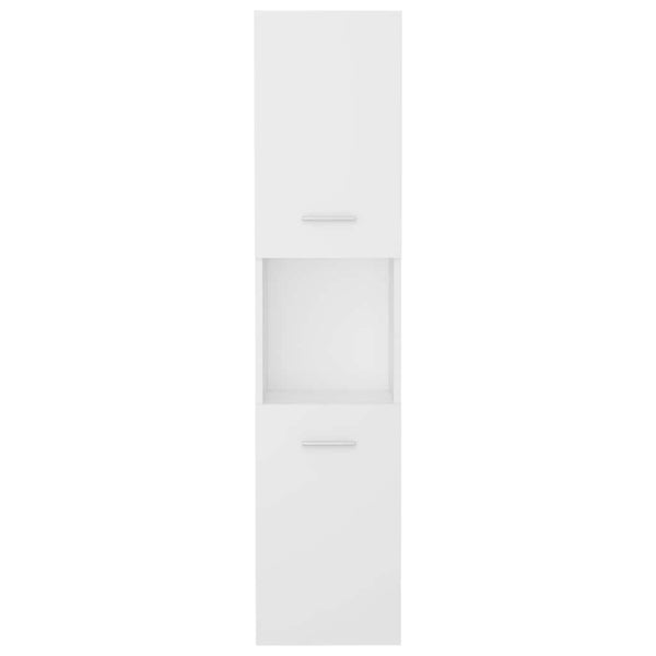 Weißer Badezimmerschrank 30x30x130 cm