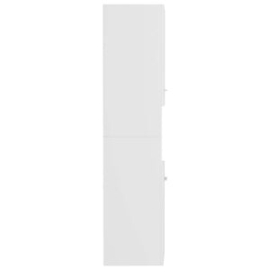 Weißer Badezimmerschrank 30x30x130 cm