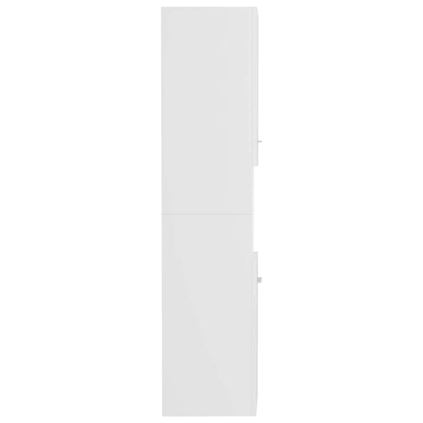 Weißer Badezimmerschrank 30x30x130 cm