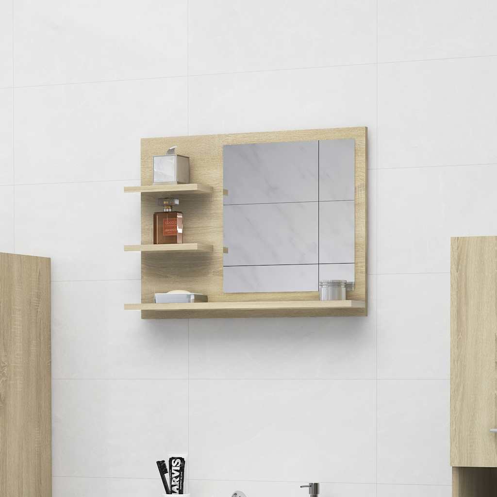 Badspiegel Sonoma Eiche 60 cm